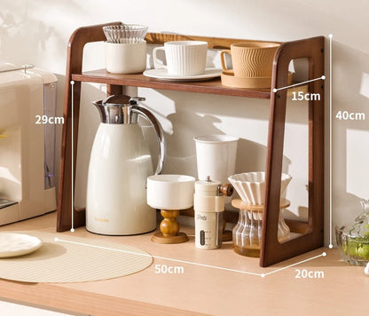 New Kitchen Shelf Countertop Multi-functional Electrical Storage Rack Multi-layer Cup Holder Household Storage Rack Plate Rack