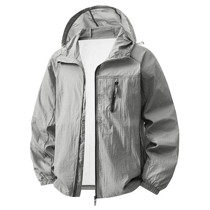 LNGXO Women's Men's Sun Protective Jackets Camping Mountaineering Hiking Outdoor Sports Windbreaker Summer Lightweight Coat