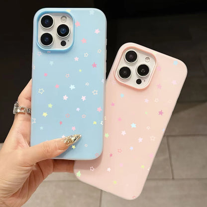 Cute Colorful Star Case for Samsung Galaxy S26 S25 S24 S23 Ultra A57 A37 A56 A55 A54 A53 A17 5G A36 A35 A34 S21FE S22 Plus Cover