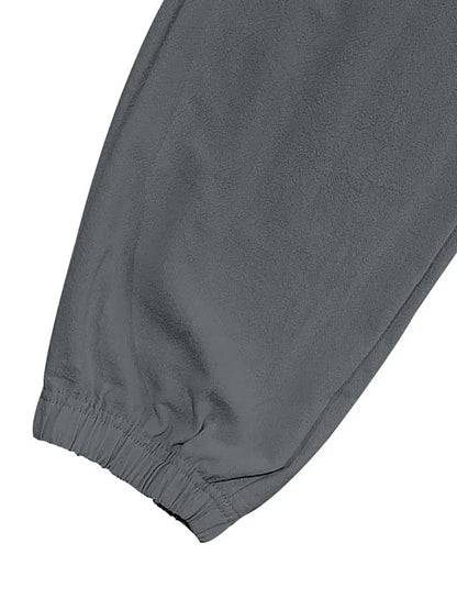 Men's Cotton Linen blend Cargo Jogger Pants Elastic Waist Drawstring Multi Pockets Casual Breathable Streetwear Trousers for Men