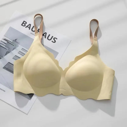 Wire Free Bra - Seamless Push Up Adjustable Sling Bra With Upper Support