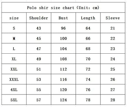 Men's Polo Shirt - Summer Casual Short Sleeve Business Polo With 3D Digital Print