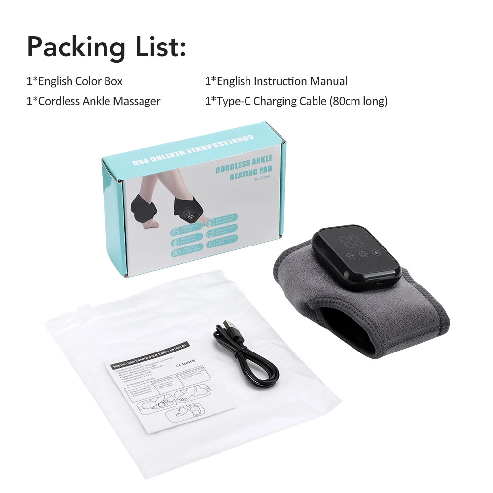 Electric Heating Wrist Brace | Rechargeable Wristband With Hot Compress & Thermal Wrist Support