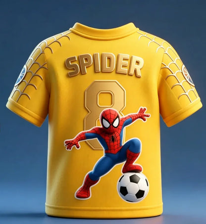 Marvel fan trend comfortable and breathable 3D T-shirt for children, big kids, high-quality and soft top garment
