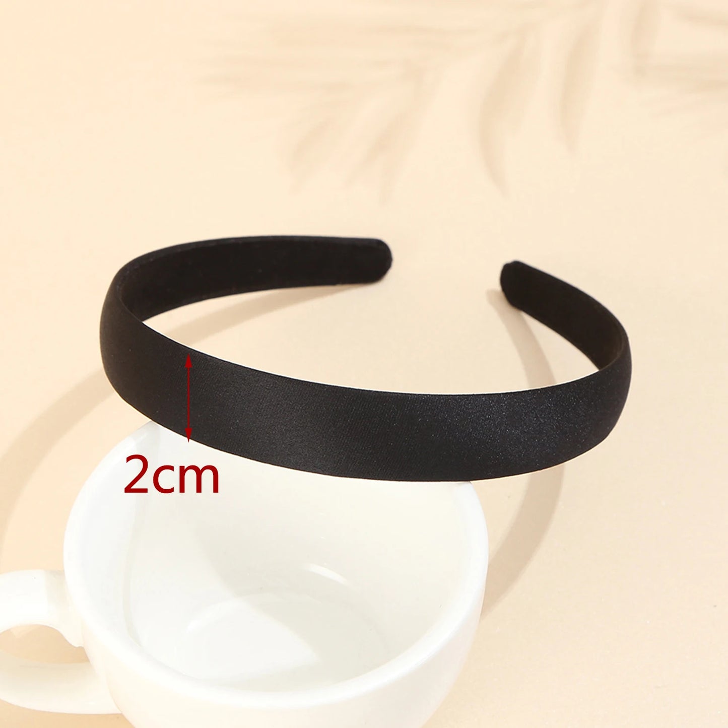 Unisex Metal Wavy Spring Hair Hoop Black Non Slip Outdoor Sports Headbands For Women Men Simple Hairband Face Washing Headdress