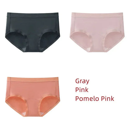 3Pcs Modal Women's Panties Lengthened Inner Crotch Female Briefs Underwear Underpants M-XXL 7A Level Antibacterial Sexy Soft Fit