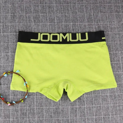 3PCS Popular Solid Women's Cotton Panties Boxer Underwear Ladies Breathable Letter Belt Briefs  Sports Female Knickers Boyshorts