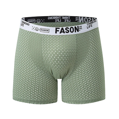 5-piece Set Of Men's Solid Color Underwear Breathable Quick Drying Fashionable Sporty Comfortable And Suitable For Teenagers