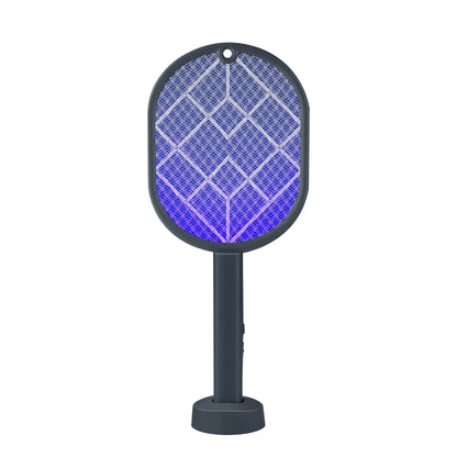 2-in-1 Electric Mosquito Swatter Mosquito Killer USB Rechargeable Angle Adjustable Electric Bug Zapper Fly Bat Insect Swatter
