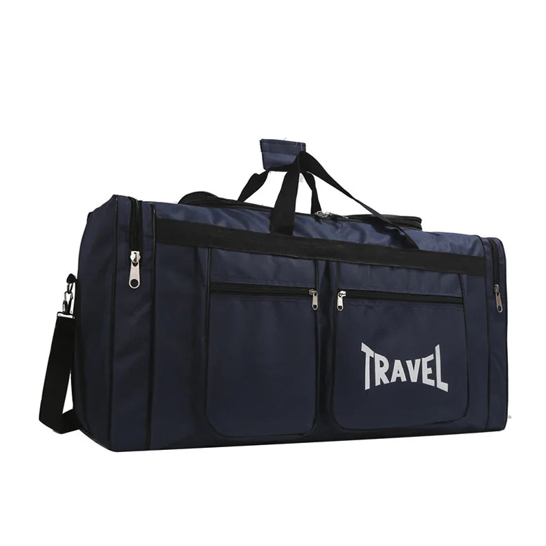 Foldable Travel Bag – Large Capacity Waterproof Sports Duffel With Soft Handle