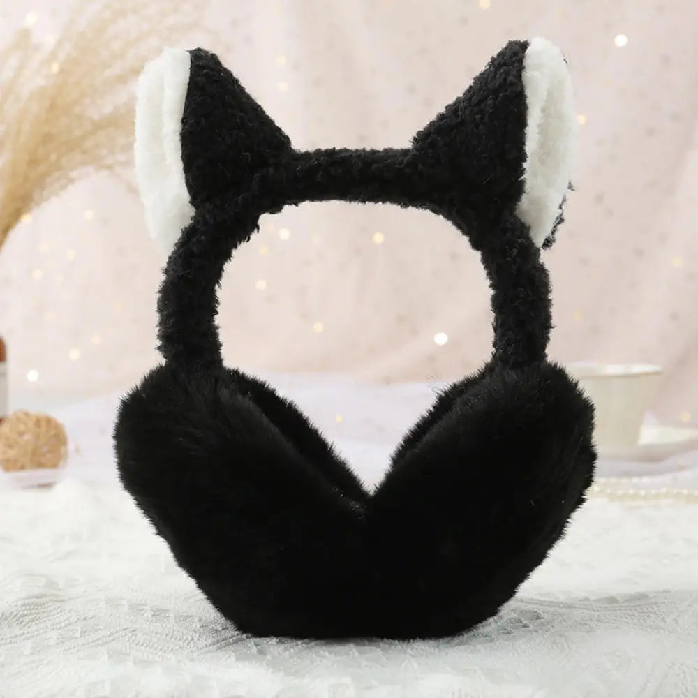 Bear Ears Earmuffs - Plush Cashmere Winter Ear Warmers | Soft Thermal Ear Covers