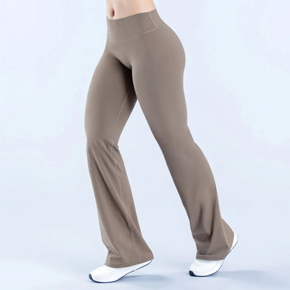 Women Seamless Yoga Gym Pants high waist Clothes Naked Feel Yoga Pants Workout Fitness Leggings Fashion Casual Wide-leg legging