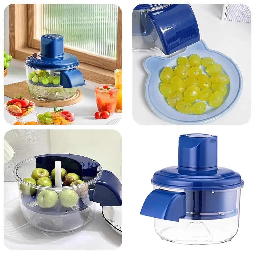 Electric Grape Peeler - Automatic Stainless Steel Fruit Skin Remover | Battery Powered