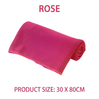 Microfiber Quick Dry Cooling Towel for Sports Fitness Camping Outdoor Ice Cold Towel