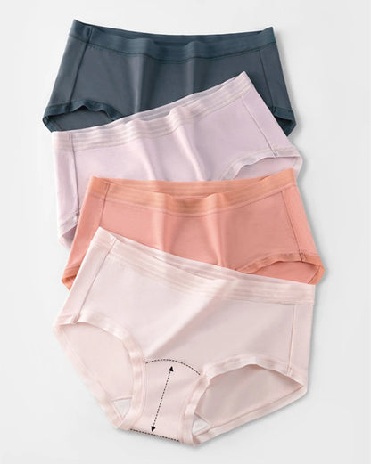 3Pcs Modal Women's Panties Lengthened Inner Crotch Female Briefs Underwear Underpants M-XXL 7A Level Antibacterial Sexy Soft Fit