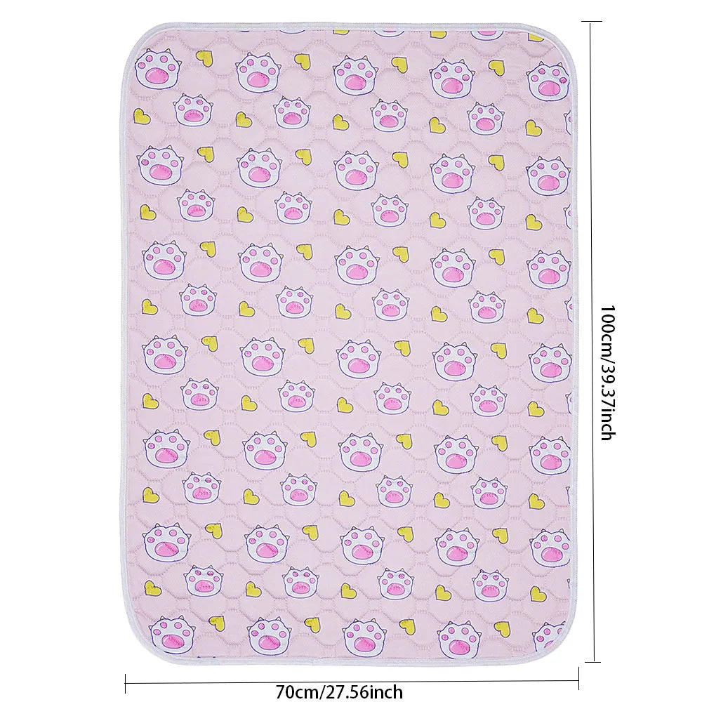 BIAI Winter New non-slip Mat for Pets Waterproof Dog Pee Pad Breathable Cat Mat Washable Pet Diaper Pad High Absorbent Pet Mat