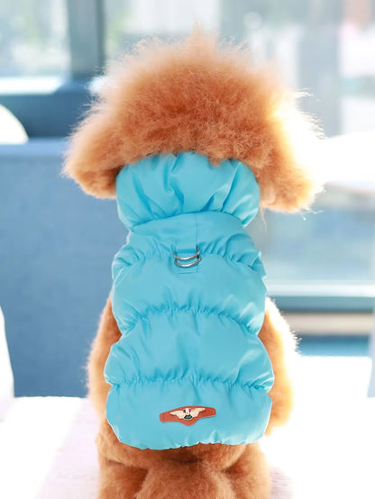 Dog Jacket For Autumn/Winter, Pet Coat, 3-Layer Thick Warm Outerwear, Suitable For Small To Medium Dogs Like Poodle, Teddy, York