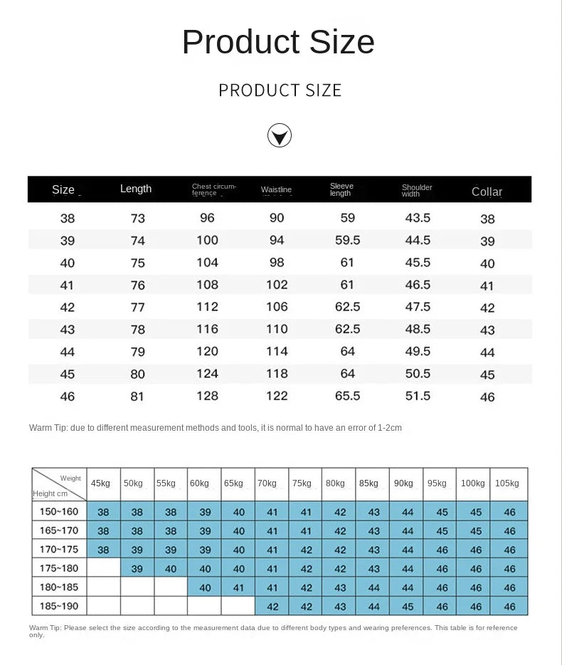 100% Pure Cotton Men's Long Sleeve Shirt Business Casual Solid Color Embroidered Oxford Spun Shirt