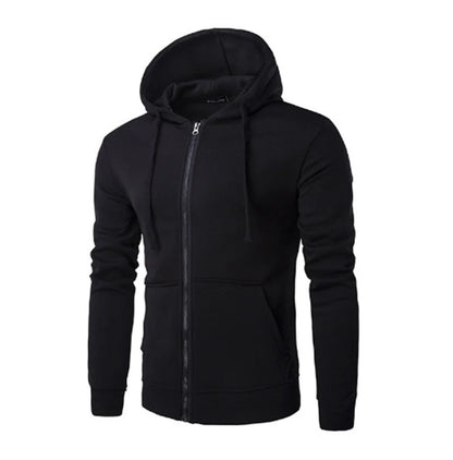 spring autumn Men Sweatshirts Long Sleeve Hoodie Zipper cardigan Male/woman Hoodies Sweatshirt Slim Fit Hoodie Male Clothing