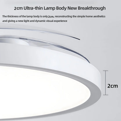 Silent Ceiling Fan Light for Bedroom Decorative Lighting Lamp Air Invisible Blade Retractable Smart Ceiling Fan with Light