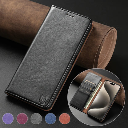 Wallet Skin Friendly Card Slot Magnetic Flip Leather Case For iPhone 17 Pro Max Air 16e 16 15 14 Plus 13 12 11 XR Card Holder