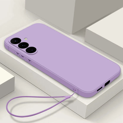 Soft Silicone Lanyard Case For Samsung Galaxy S26 S23 S24 S25 Ultra S23 S24 FE A57 A17 A56 A55 A37 A15 A16 A25 5G Phone Cover