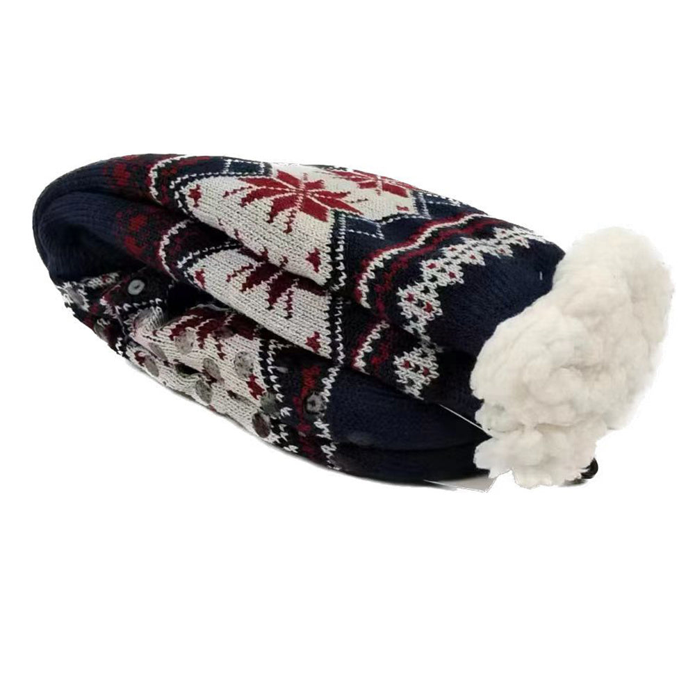 Mens Fluffy Thermal Winter Socks - Soft Non-Slip Fuzzy Floor Socks - ZOOMNSTORE