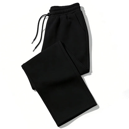 Mens Sweatpants Straight Fit Joggers for Sports and Streetwear Loose Oversized Casual Pant Drawstring Multi-pocket Men Long Pant