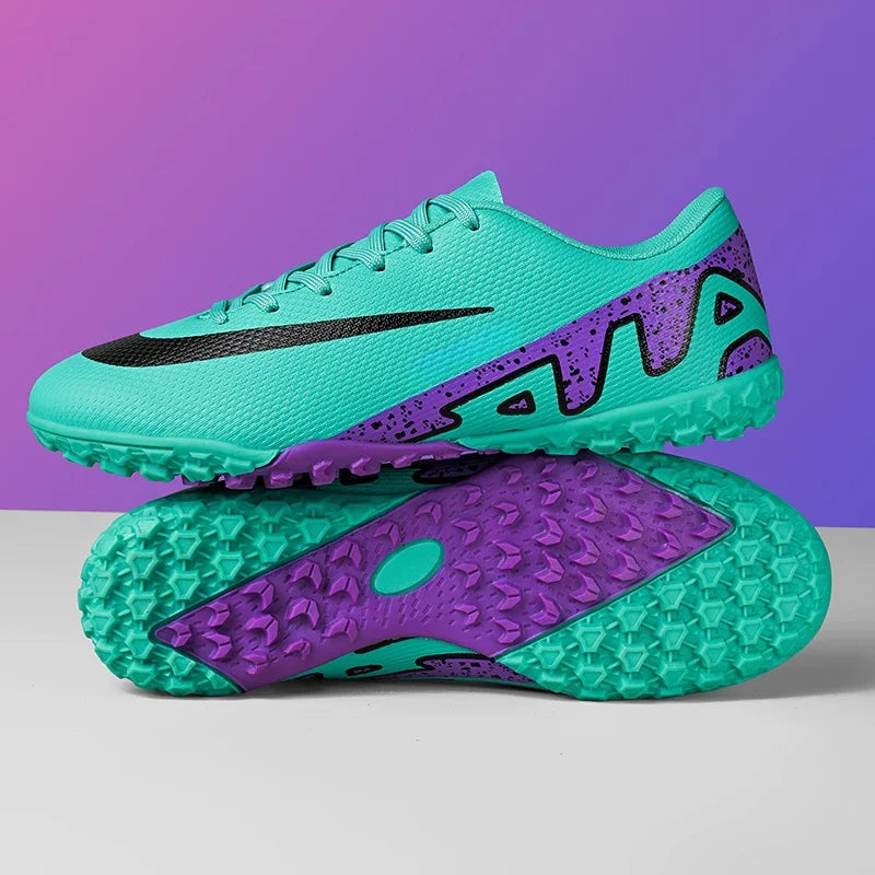 Men Soccer Shoes - Breathable Training Soccer Boots | Rubber Outsole Cleats