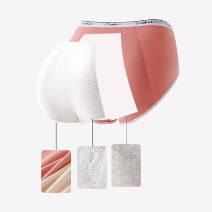 1pcs Girl Menstrual Panties Women's Physiological Briefs Ladies Period Leak Proof Panty High Waist Cotton Underwear