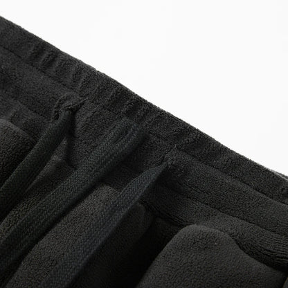 YJKVUR Unisex 2026 Winter New Oversize Pants Men Women Warm Fleece Liner Drawstring Trousers Casual Comfortable Gym Sweatpants