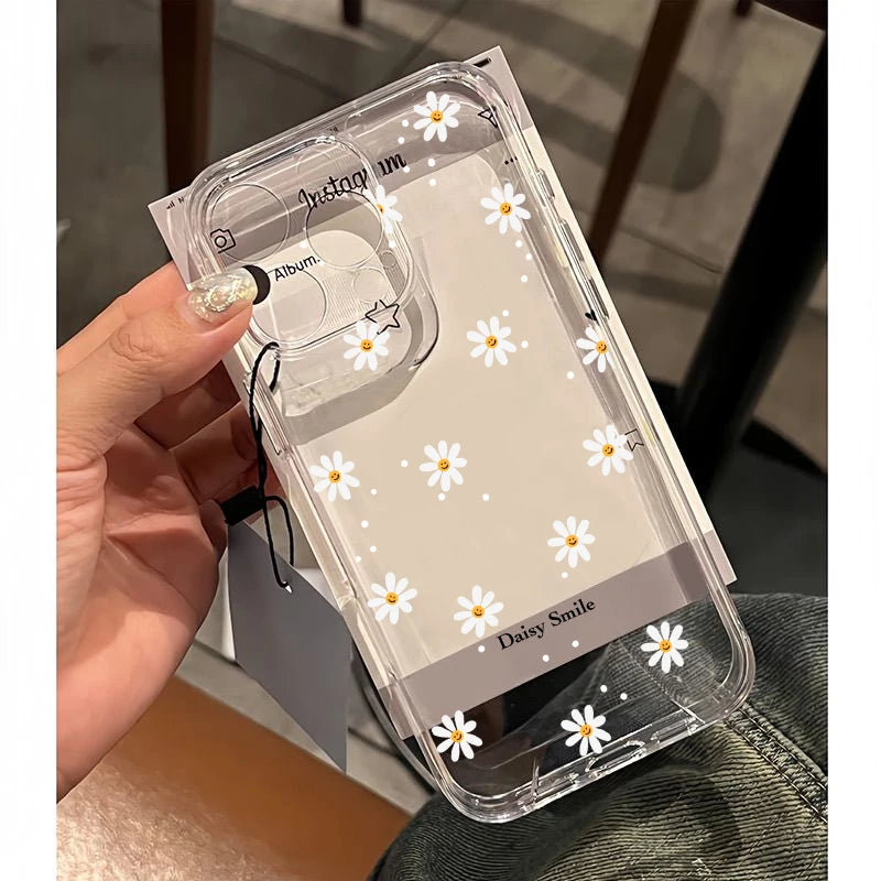 Flower Love Heart Case For Samsung Galaxy A57 A17 A07 A06 A56 A16 A36 A55 5G A15 A54 A14 A34 A32 A33 S26 S25 Ultra Plus Cover