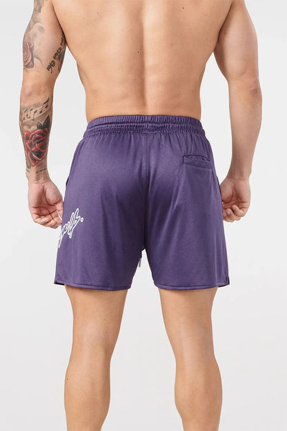 Trend Men's Mesh Beach Swim Casual Shorts Man Quick Dry Loose Basketball Jogger Short Pants Gym Fitness Sport Running Sweatpants