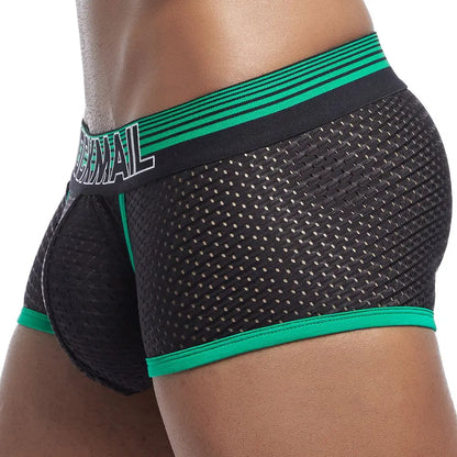 JOCKMAIL 4PCS/Lot Boxer Men Mesh Breathable Boxershorts Men Underwear Shorts Panties Men Cuecas Boxer Underpants Calzoncillos