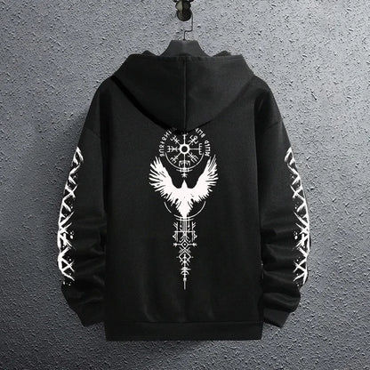 2025 Brand New Black Sweatshirts Autumn Winter Male Daily Casual Sporty Jogging Hoodie Men's Outwear Fashion Pullover