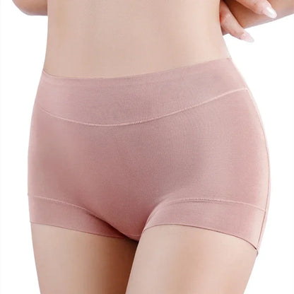 Women's Underwear 60s Modal Fabric Panties for Women High-Rise Female Underwear Briefs Cozy Underpants Plus Size Safety Shorts
