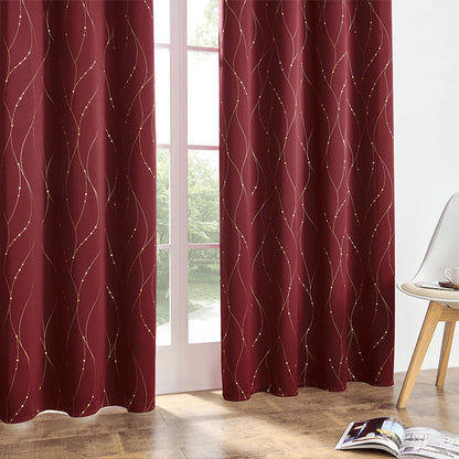 Blackout Curtains | Light Blocking Curtains for Living Room - Heat Insulating Drapes