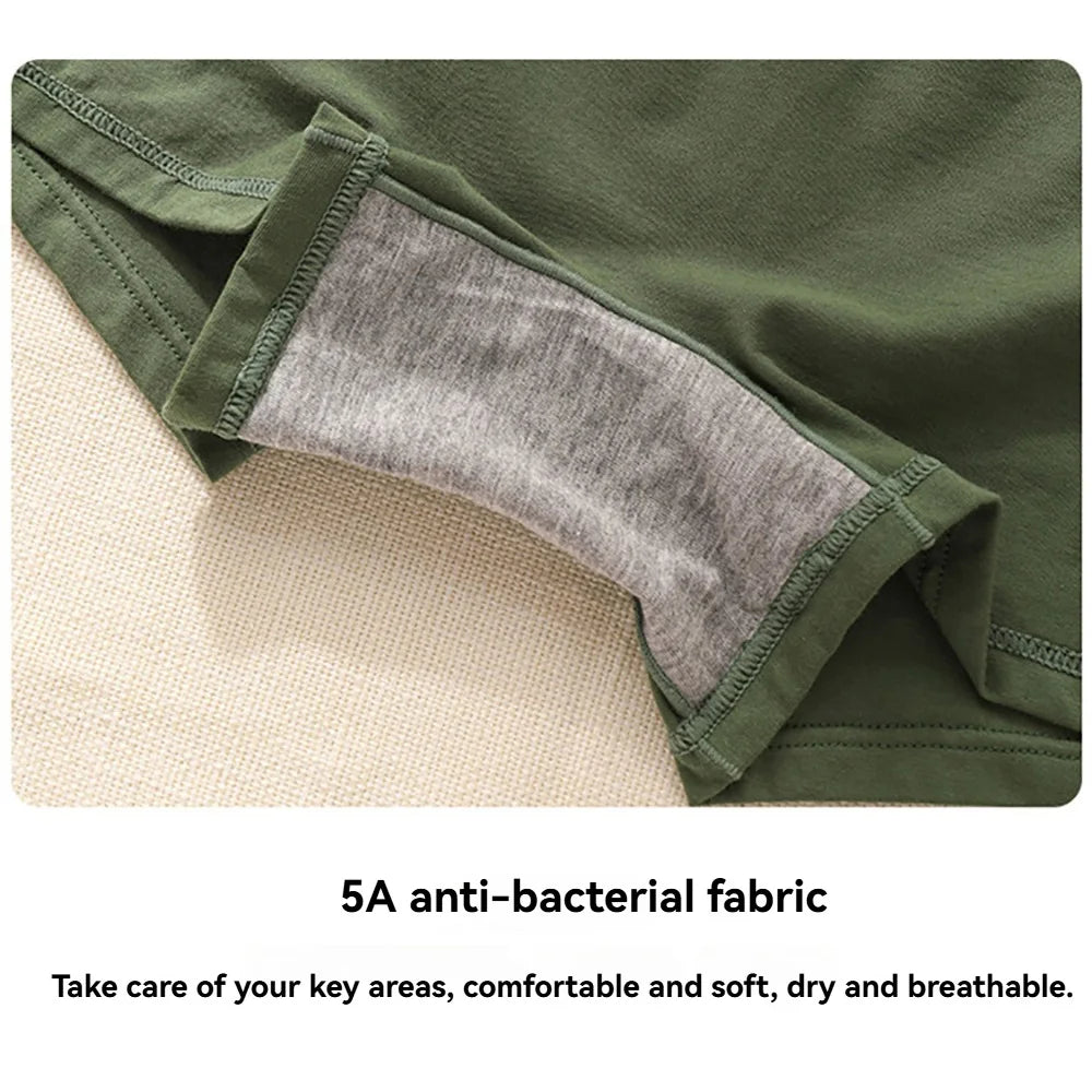 3PCS/Pack 100% Cotton Breathable Antibacterial Women's Panties Comfortable Soft Lingerie High Elastic Waistband Female Underwear