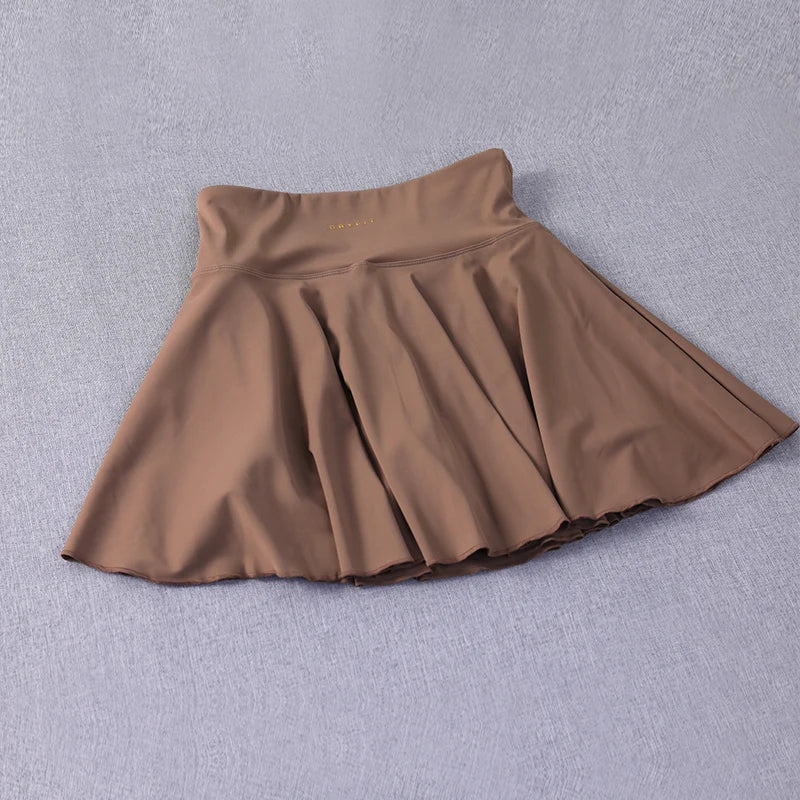 Yoga Wear Athletic Skorts Running Workout Sports Skirts High Waisted Pleated Tennis Skirt for Women