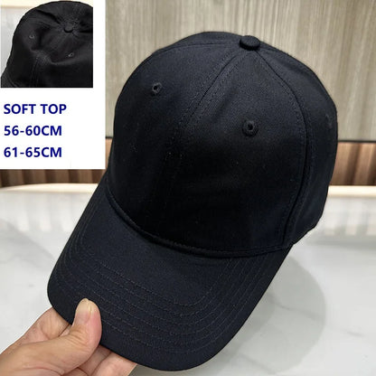 Big Head Man Large Size Mesh Baseball Hats Outdoors Plus Size Sport Caps Dad Oversize Trucker Cap 56-61cm 62-66cm