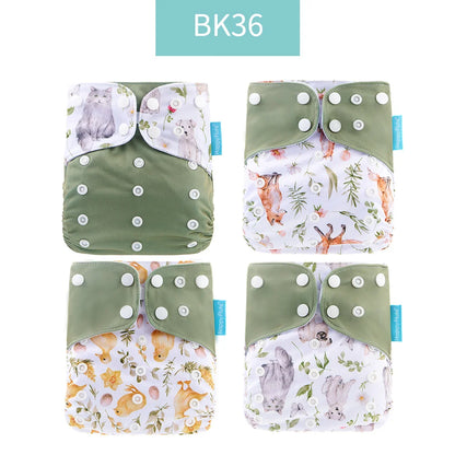 Washable Pocket Diaper – Adjustable Reusable Baby Diaper Cover | Absorbent Ecological Nappy