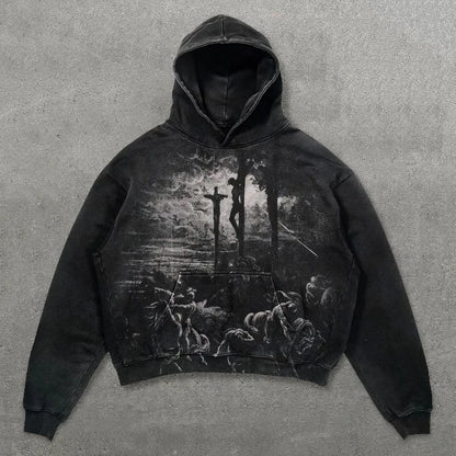 Cotton New Rock Men's Hooded Sweatshirt Spring Autumn With Pockets No Brand Simple Male Hoodie Welcome Deal In Funny Luxury Tops
