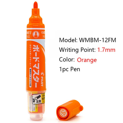 Pilot Whiteboard Marker Pen Stationery White Board Markers 1.7/2.2-5.2/2.3MM Tips Dry-Erase Refillable Liquid Ink School Office