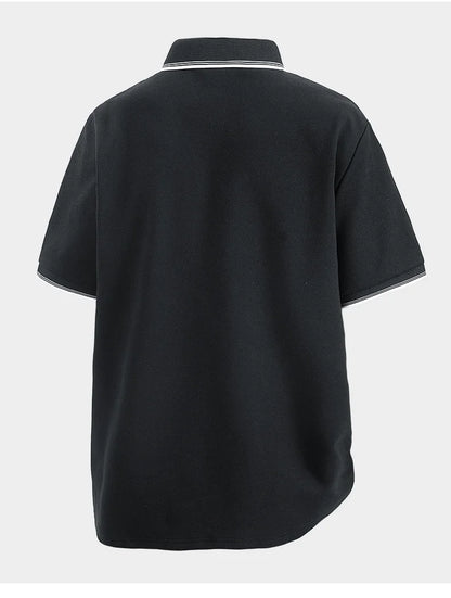 Oversized Men 7XL Polo Shirt 8XL 2026 Summer 95% Cotton Breathable Short Sleeve Collar Business Shirt Golf Man Top Clothes