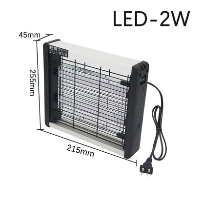 Wall-Mounted UV Mosquito Killer Lamp, Rechargeable Electric Shock Insect Killer for Indoor & Outdoor, Noiseless Pest Control