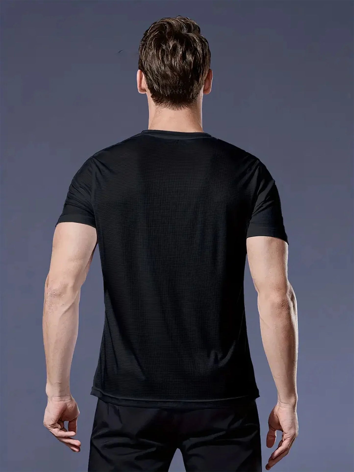 Men's Quick-Dry T-Shirt – Breathable Sports Tee | Lightweight Polyester Workout Shirt