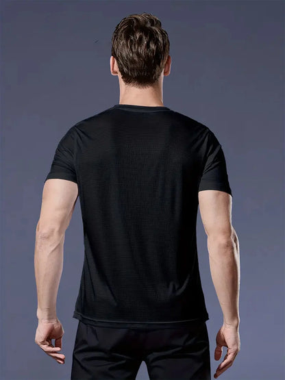 Men's Quick-Dry T-Shirt – Breathable Sports Tee | Lightweight Polyester Workout Shirt