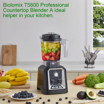 BioloMix Professional Smoothie Blender - BPA-Free 2L Food Mixer  Ice Crusher