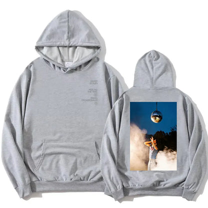 HarryStyles KISS ALL THE TIME. DISCO, OCCASIONALLY.  Hoodies Album Design Graphic Print Sweatshirts Women Clothing Fleece Hoodie