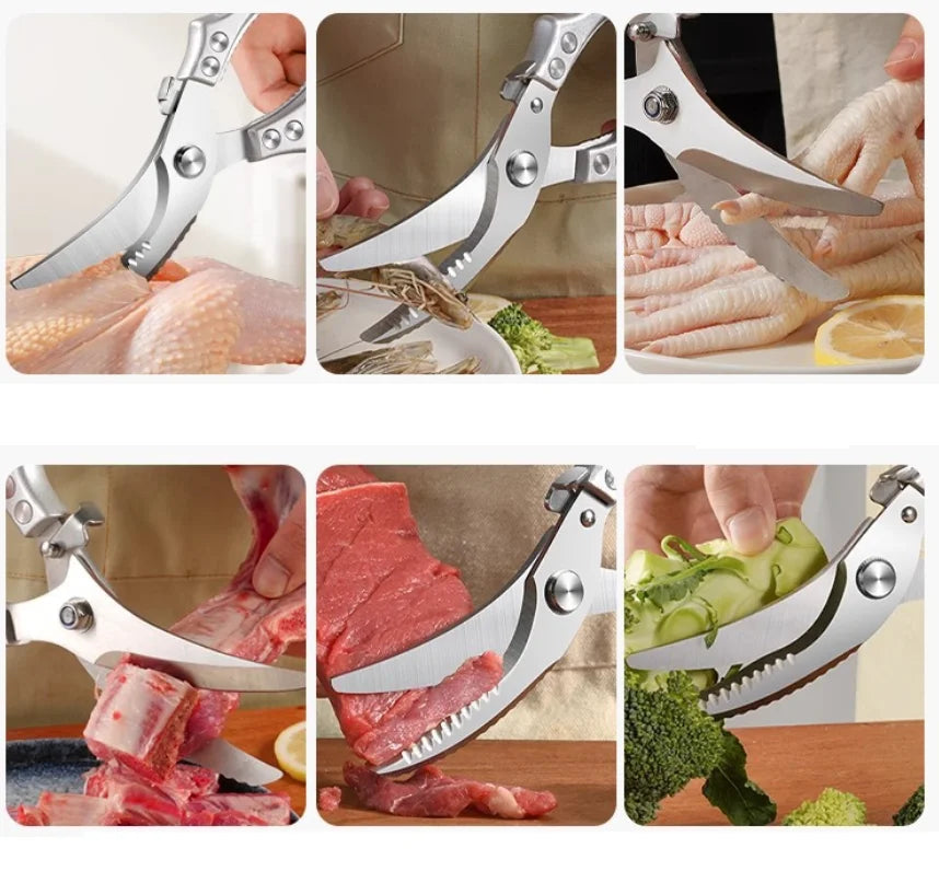 Kitchen Scissors – Heavy-Duty Stainless Steel Poultry & BBQ Shears